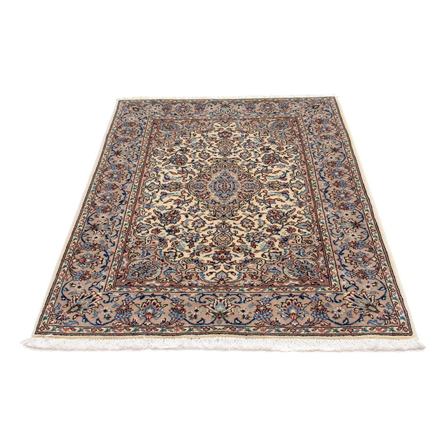 Persisk tæppe - Keshan - 147 x 98 cm - beige