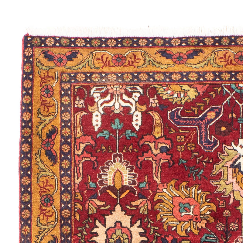 Persisk tæppe - Nomadisk - 191 x 138 cm - mørkerød