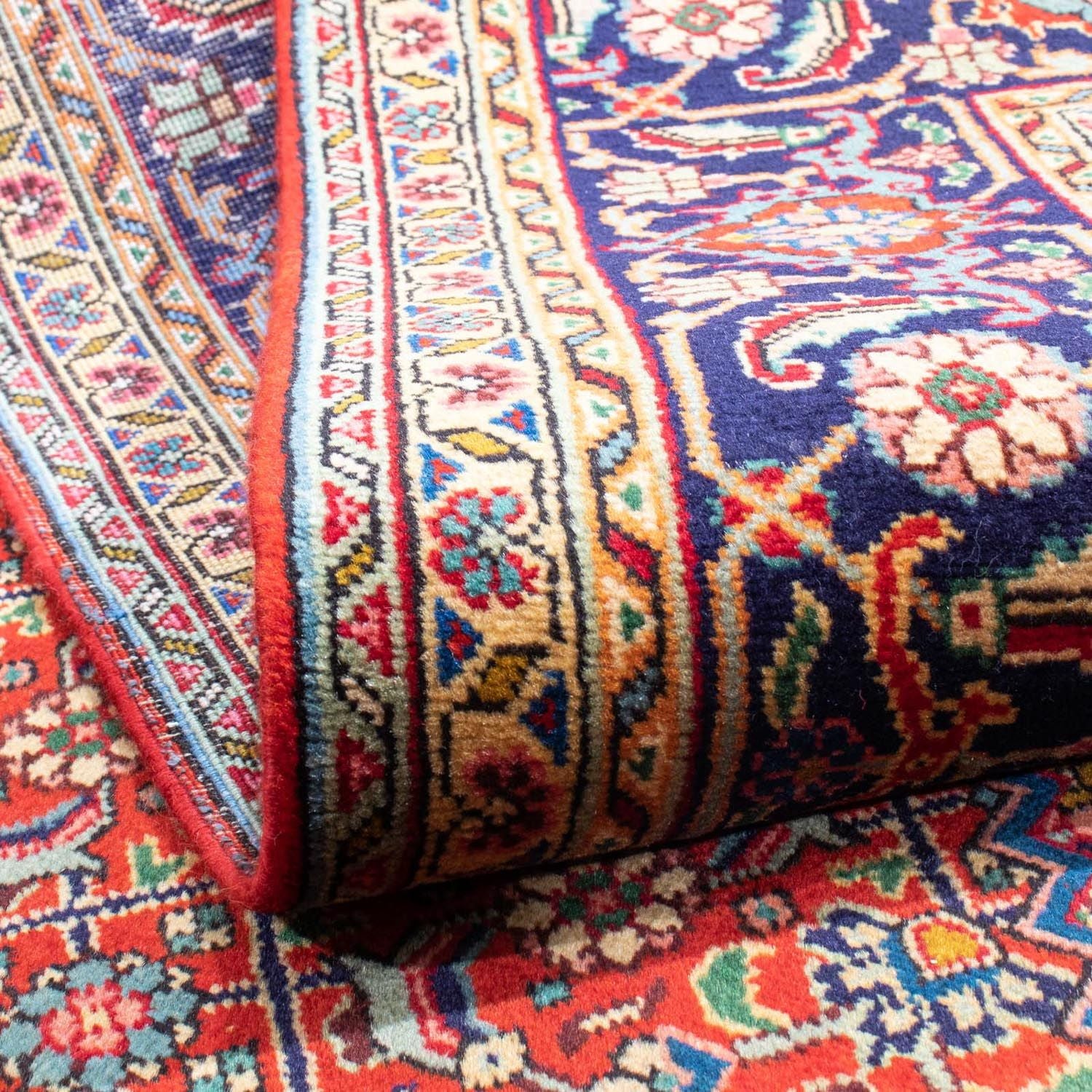Persisk tæppe - Tabriz - 297 x 208 cm - rød