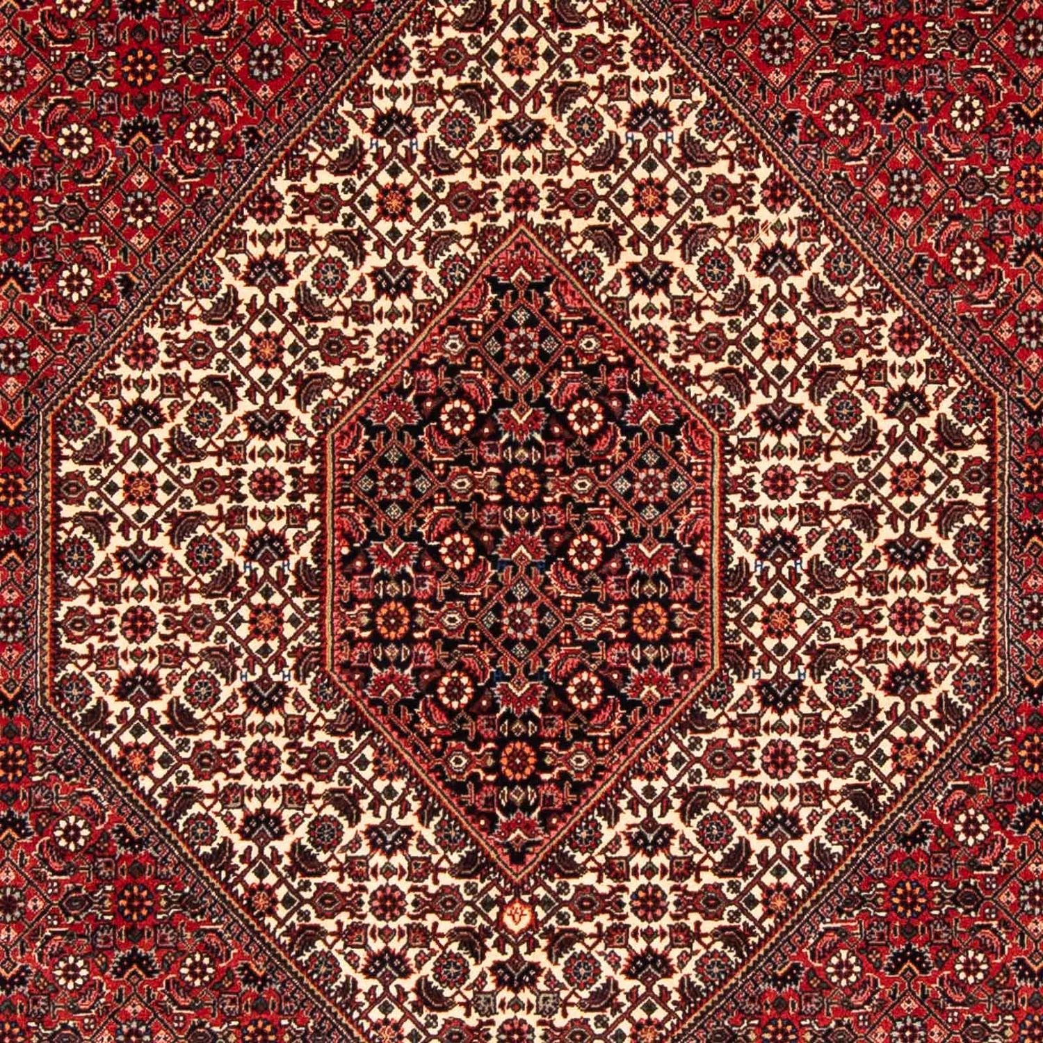 Persisk tæppe - Bijar - 232 x 153 cm - rød