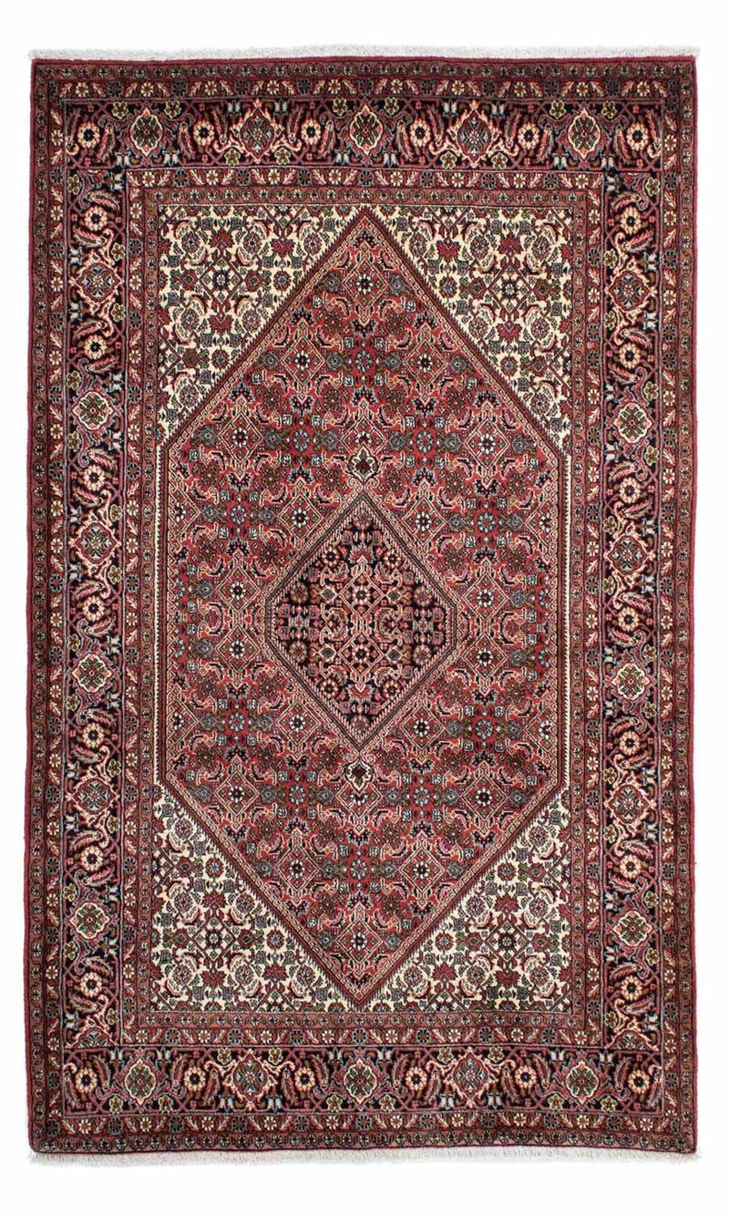 Persisk tæppe - Bijar - 222 x 136 cm - mørkeblå
