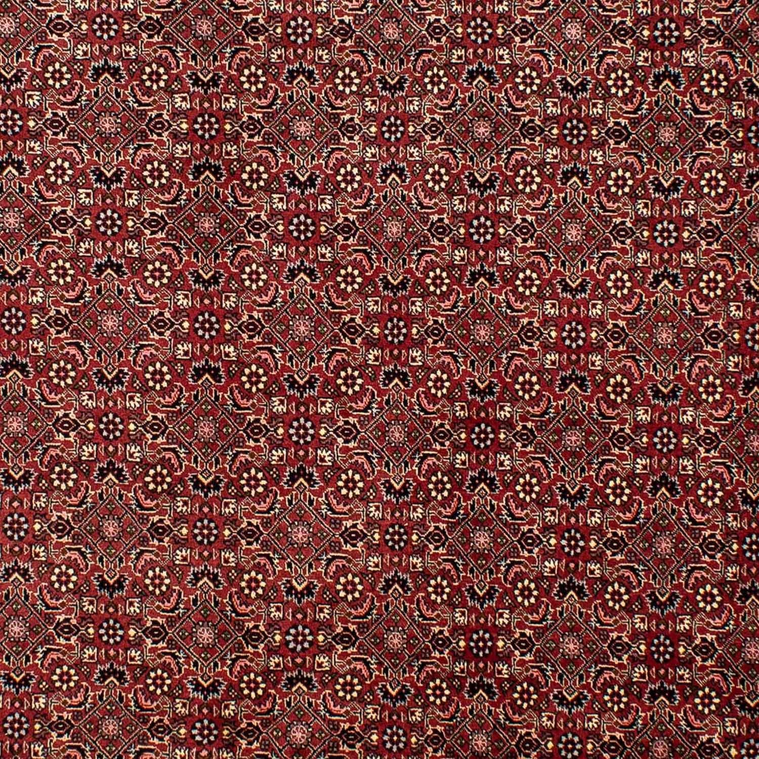 Persisk tæppe - Bijar - 290 x 195 cm - mørkerød