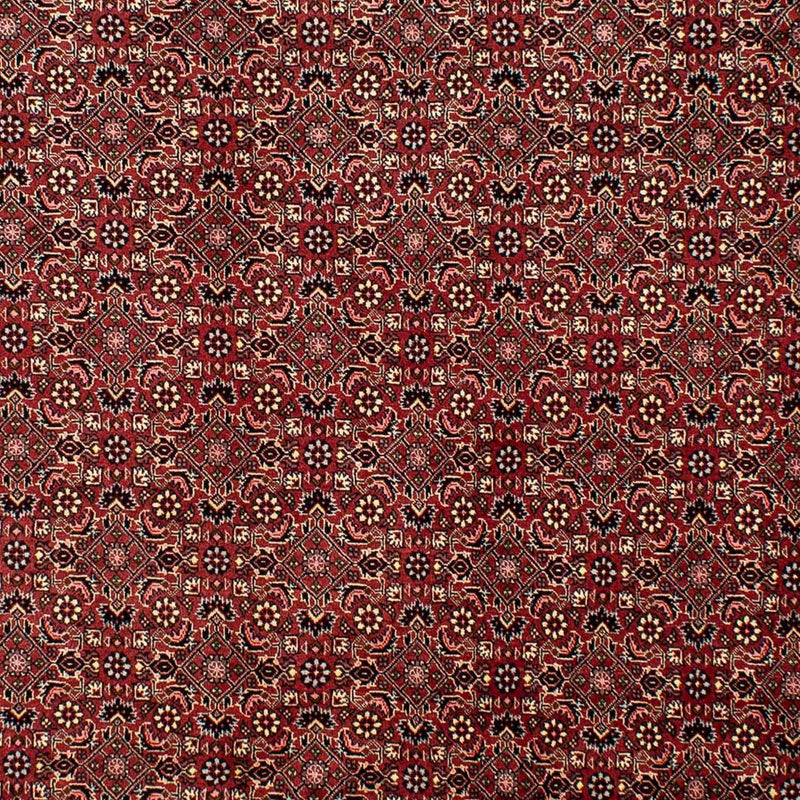 Persisk tæppe - Bijar - 290 x 195 cm - mørkerød