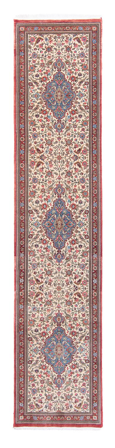 Løber Persisk tæppe - Tabriz - 143 x 105 cm - beige