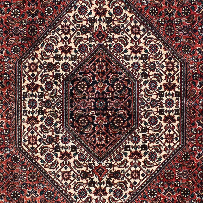 Løber Persisk tæppe - Bijar - 205 x 102 cm - mørkerød
