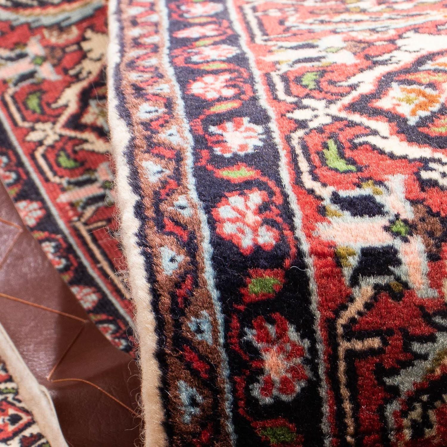 Persisk tæppe - Bijar - 249 x 172 cm - brun