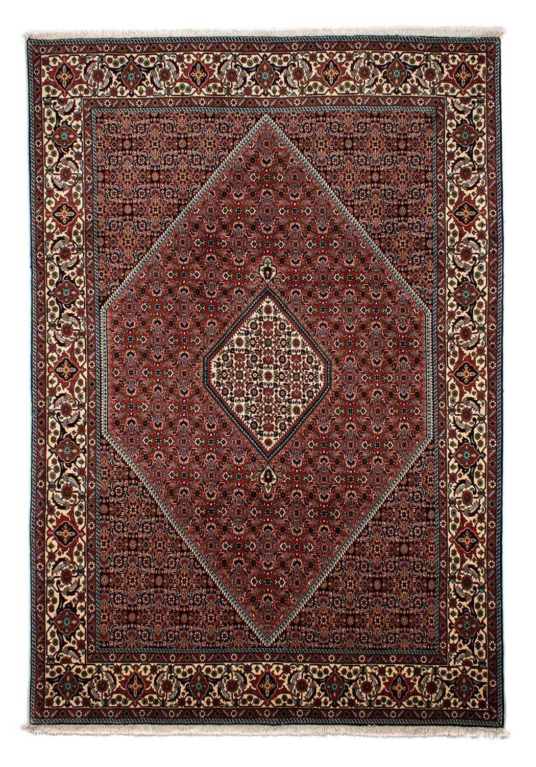 Persisk tæppe - Bijar - 300 x 202 cm - brun