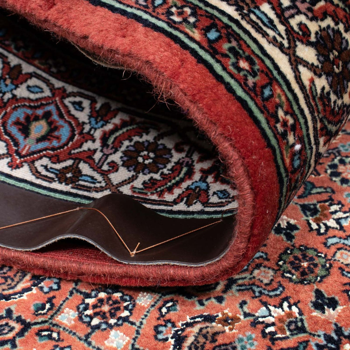 Løber Persisk tæppe - Bijar - 185 x 98 cm - lysrød