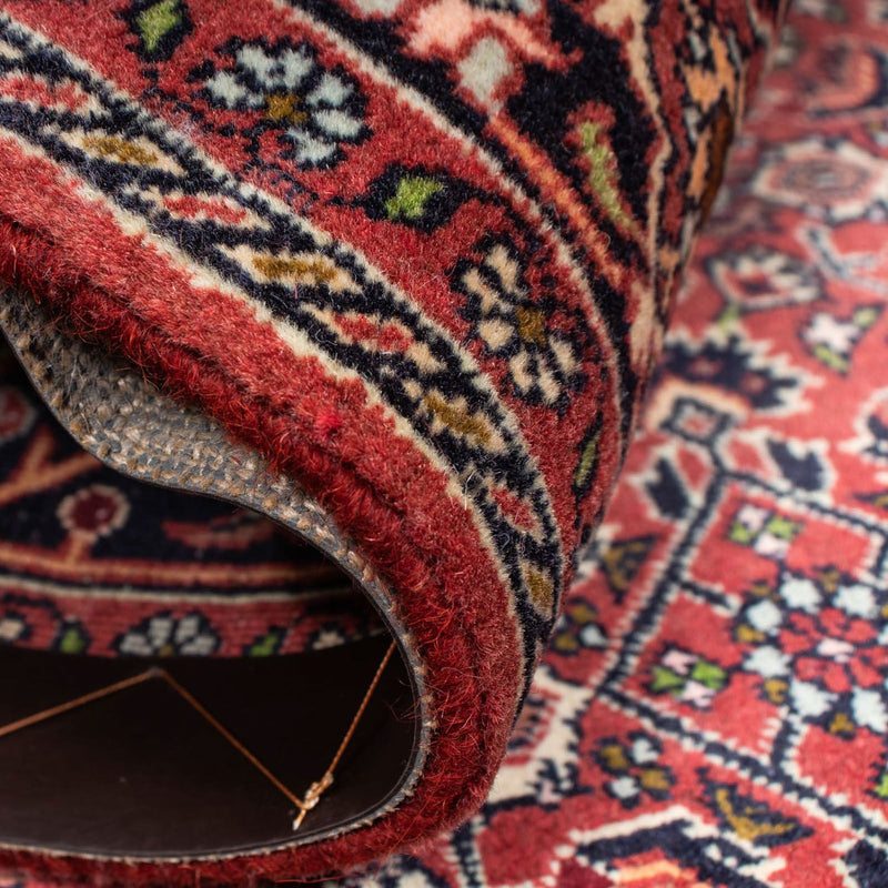 Persisk tæppe - Bijar - 208 x 139 cm - rød