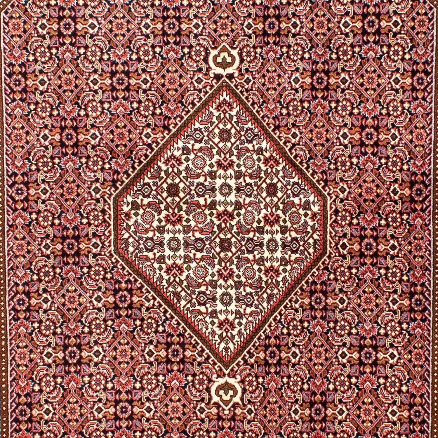 Persisk tæppe - Bijar - 250 x 169 cm - rød