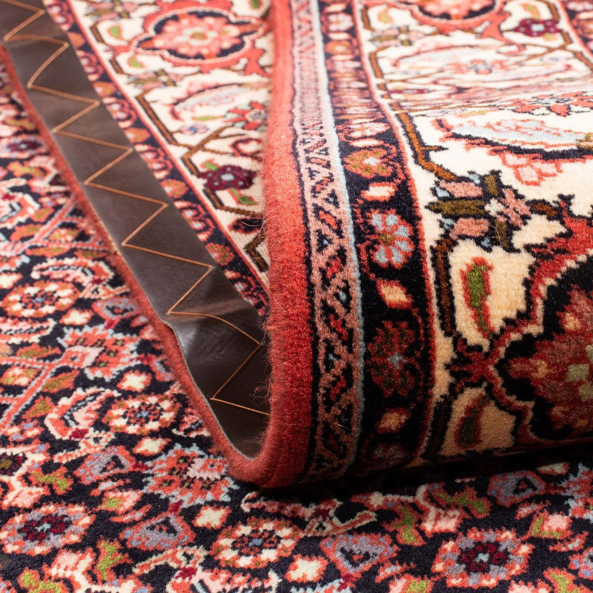 Persisk tæppe - Bijar - 250 x 169 cm - rød