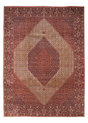 Persisk tæppe - Bijar - Royal - 340 x 254 cm - rød