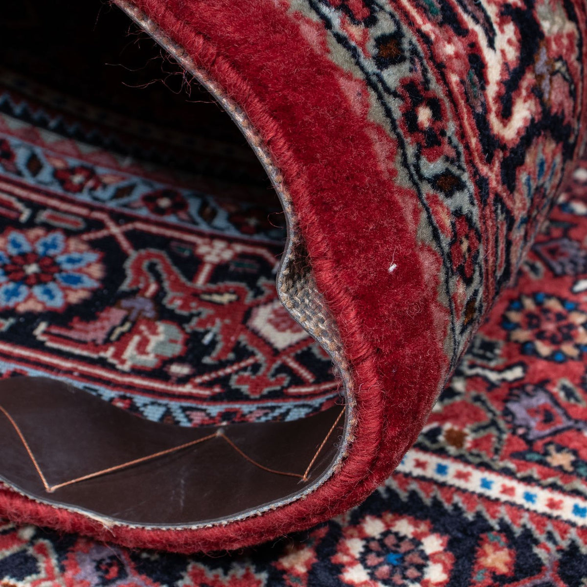 Løber Persisk tæppe - Bijar - 188 x 104 cm - rød