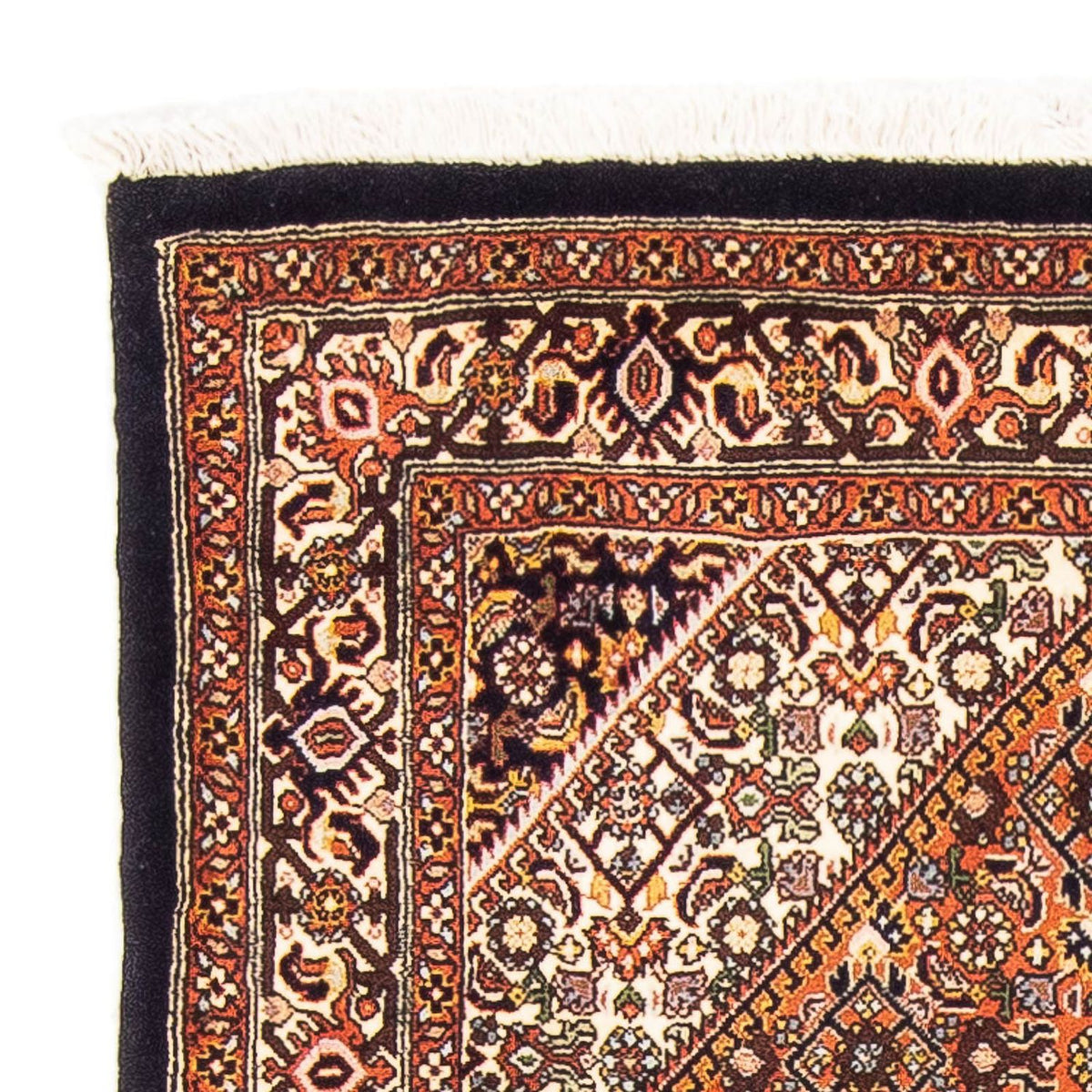 Persisk tæppe - Bijar - 150 x 90 cm - mørkeblå