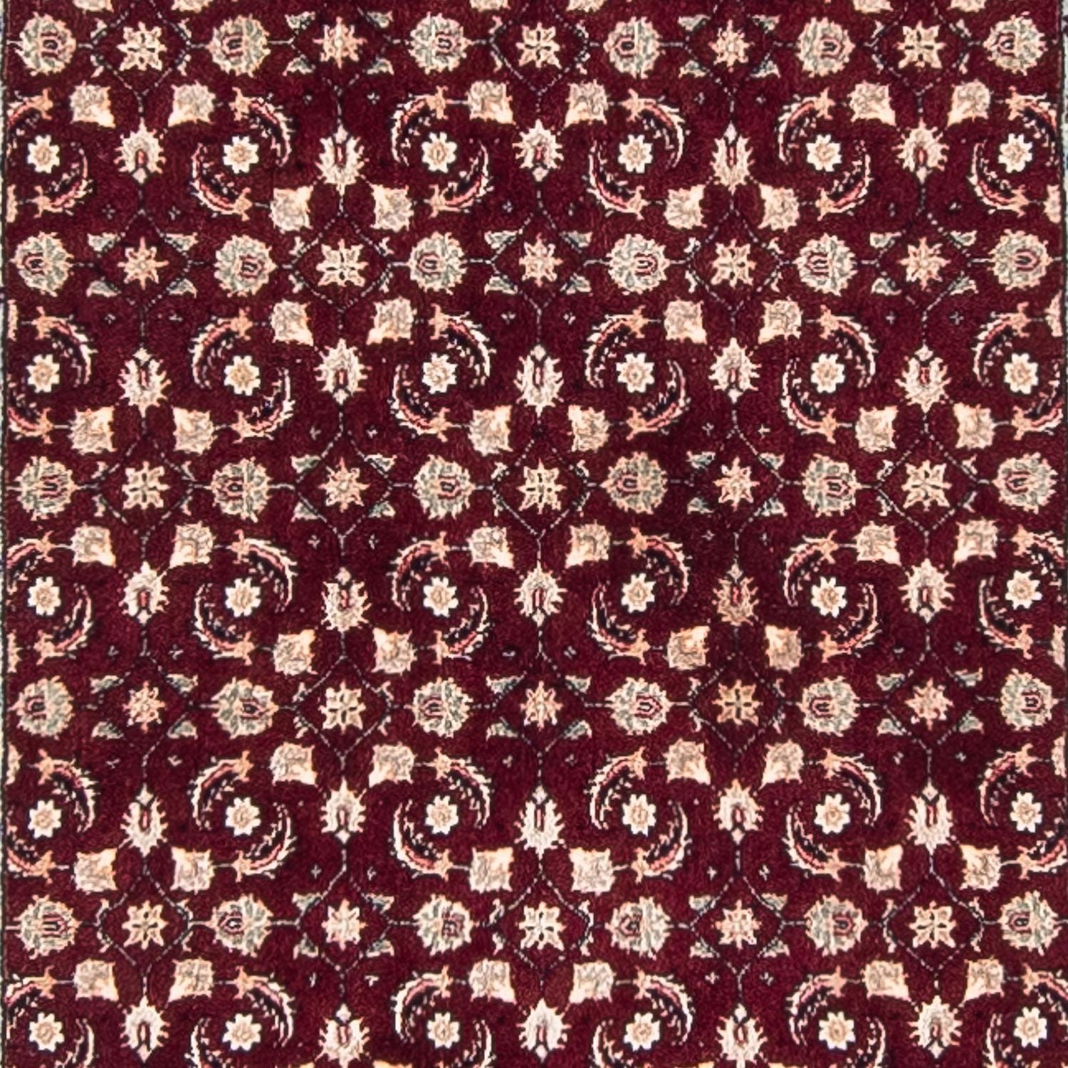 Løber Persisk tæppe - Bijar - 334 x 77 cm - mørkerød