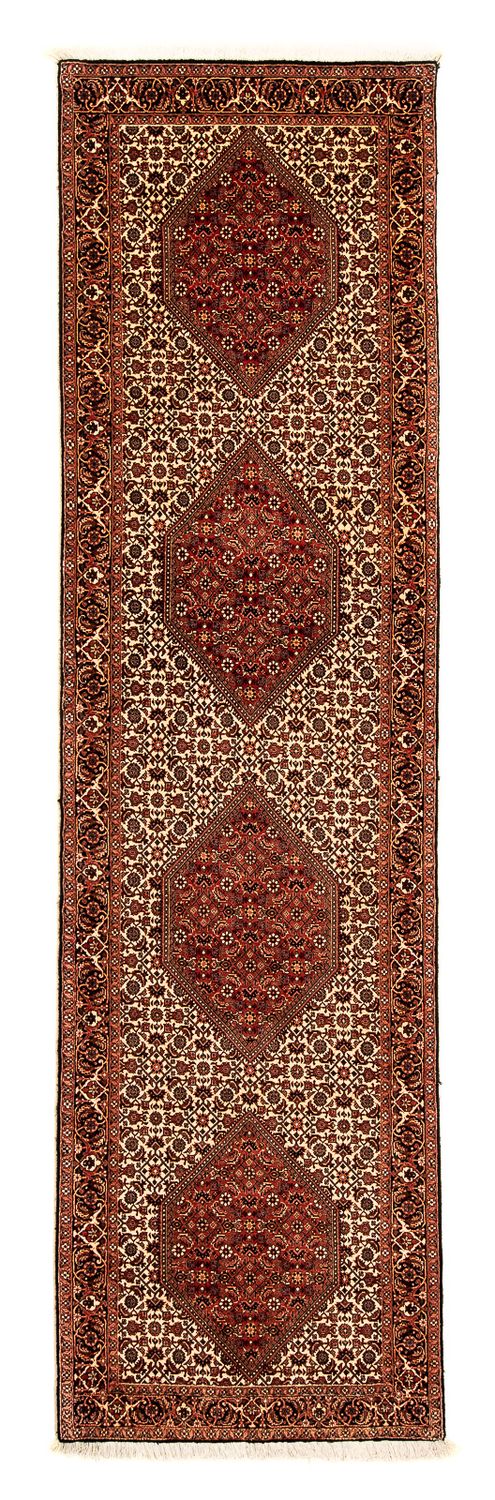 Løber Persisk tæppe - Bijar - 305 x 83 cm - brun