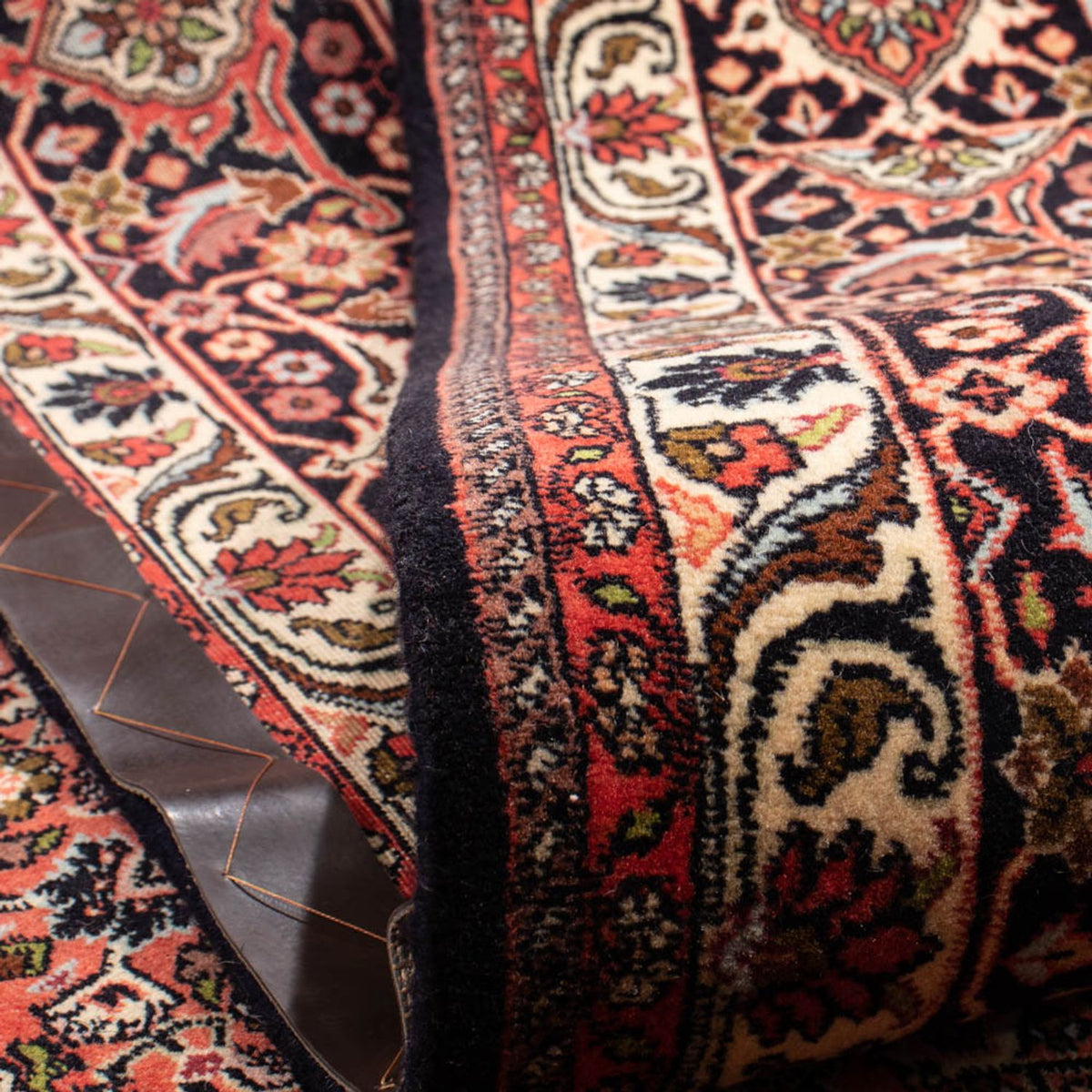 Persisk tæppe - Bijar - 343 x 250 cm - brun