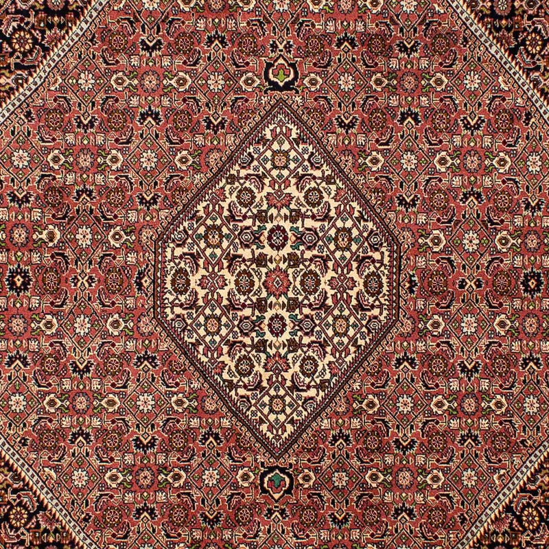 Persisk tæppe - Bijar - 290 x 200 cm - lysrød