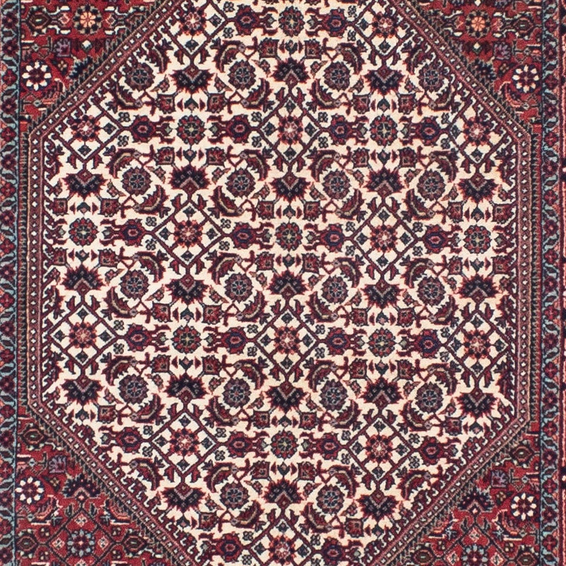 Løber Persisk tæppe - Bijar - 282 x 78 cm - lysrød