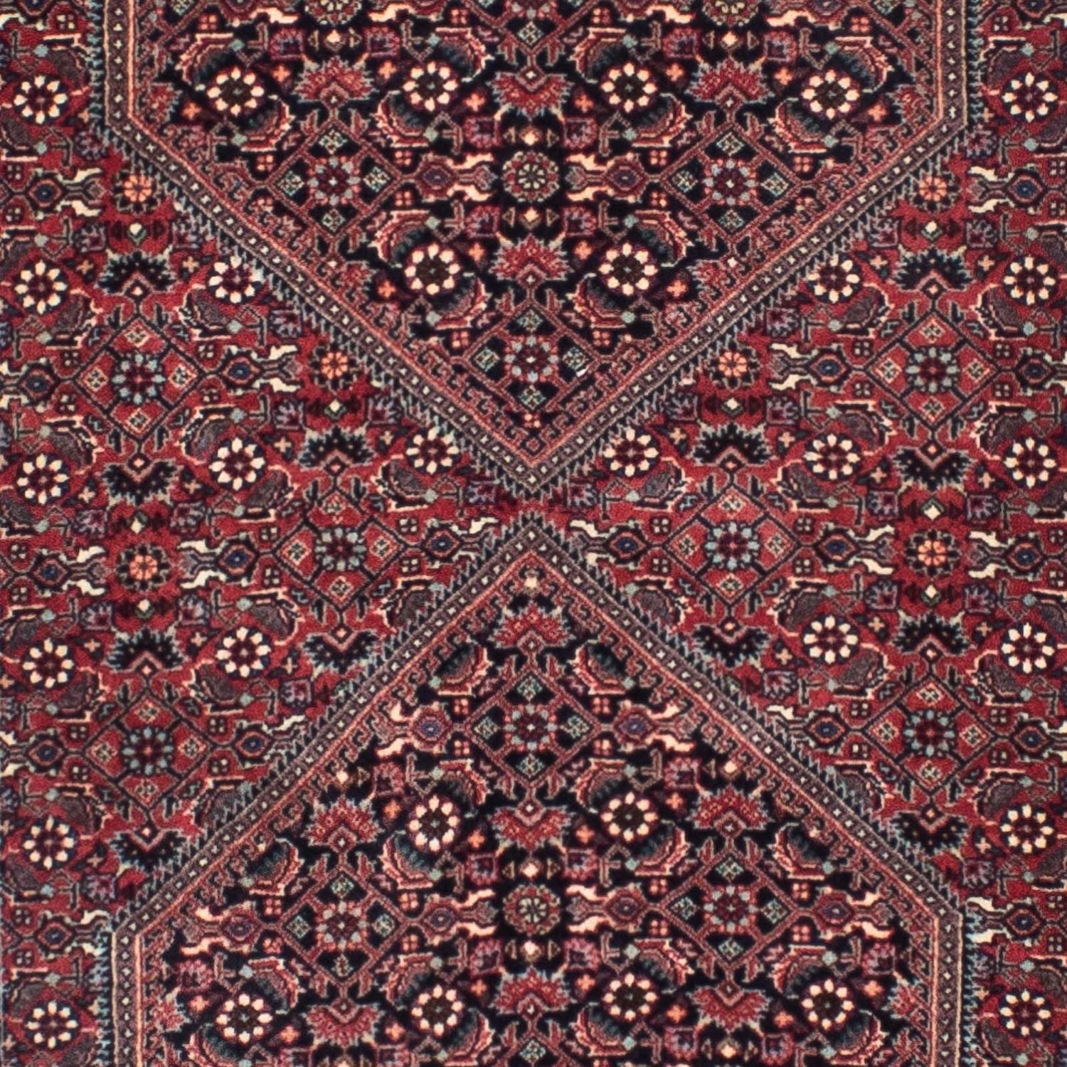 Løber Persisk tæppe - Bijar - 288 x 84 cm - rød