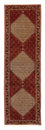 Løber Persisk tæppe - Bijar - 305 x 84 cm - mørkerød