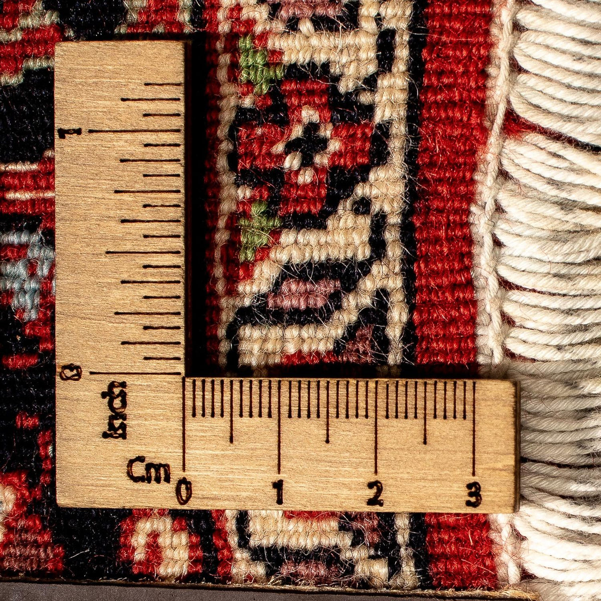 Løber Persisk tæppe - Bijar - 305 x 84 cm - mørkerød