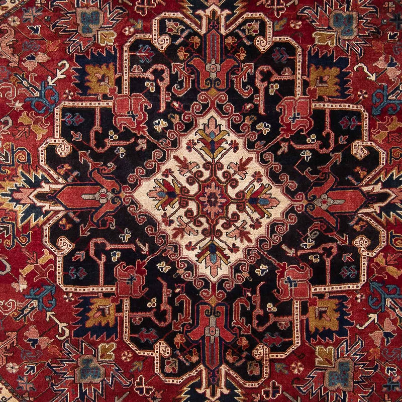 Persisk tæppe - Nomadisk - 326 x 245 cm - mørkerød