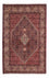 Persisk tæppe - Bijar - 223 x 142 cm - lysrød