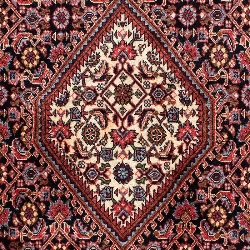 Persisk tæppe - Bijar - 223 x 142 cm - lysrød