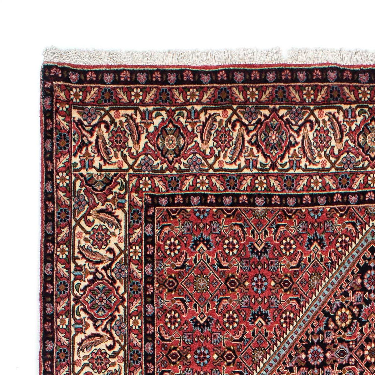 Bidjar - Zanjan Tæppe 142x223cm - Persisk tæppe - lysrød