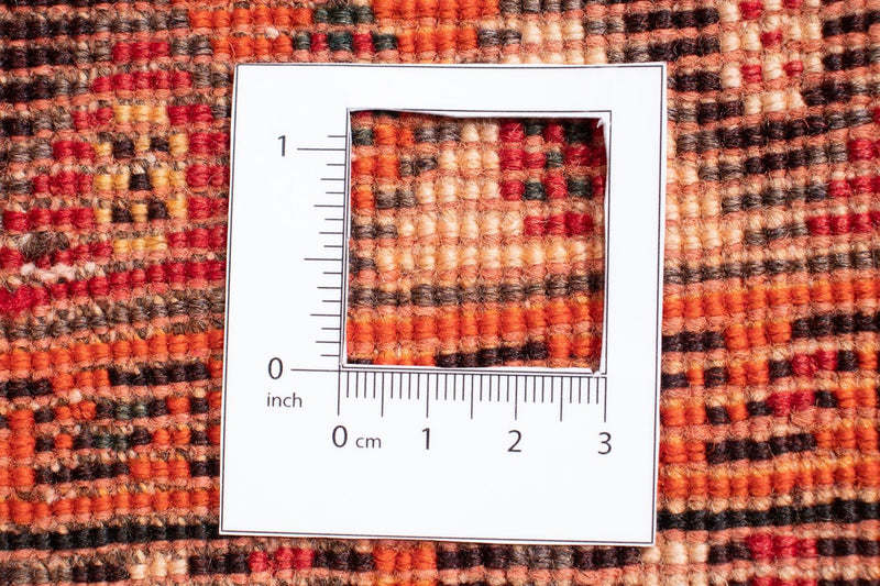 Persisk tæppe - Nomadisk - 282 x 213 cm - mørkerød