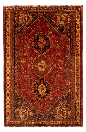 Persisk tæppe - Nomadisk - 280 x 184 cm - mørkerød