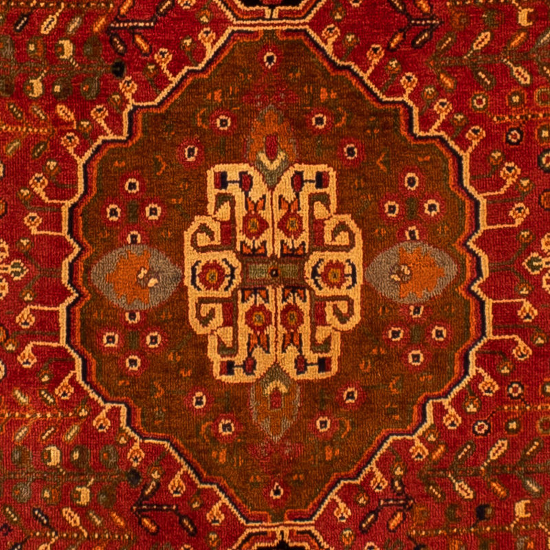 Persisk tæppe - Nomadisk - 280 x 184 cm - mørkerød