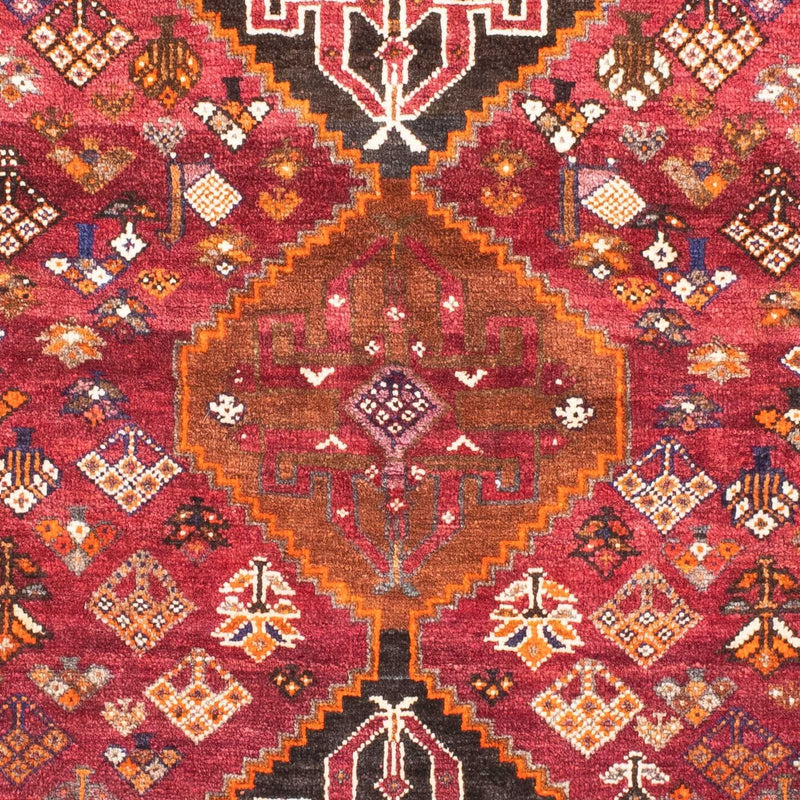Persisk tæppe - Nomadisk - 160 x 109 cm - mørkerød