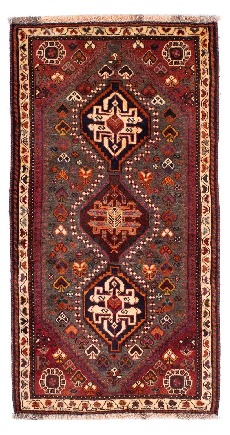 Persisk tæppe - Nomadisk - 158 x 86 cm - mørkebrun