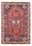 Persisk tæppe - Nomadisk - 152 x 107 cm - mørkerød