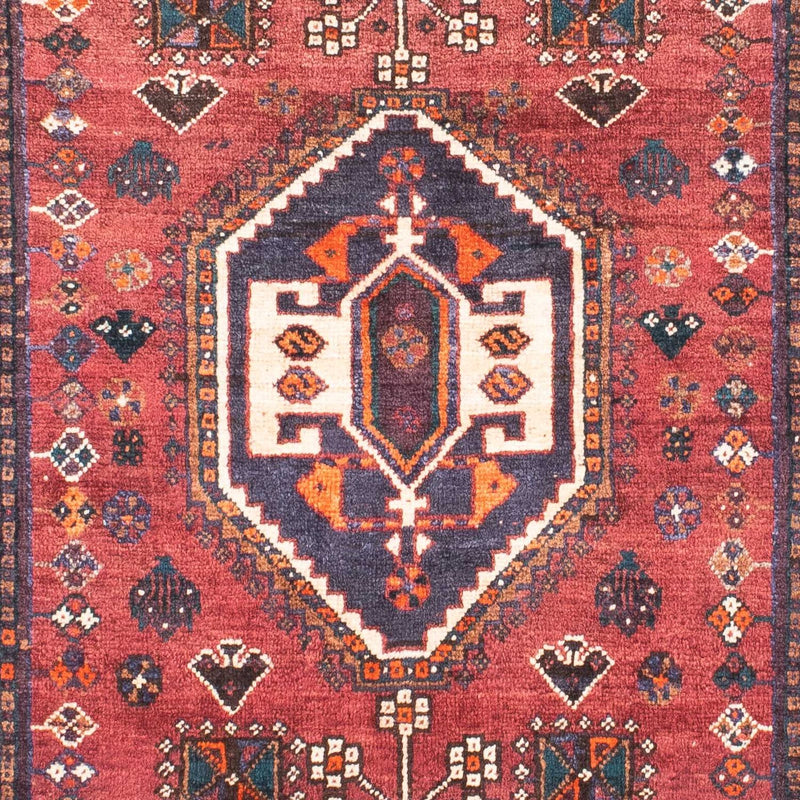 Persisk tæppe - Nomadisk - 152 x 107 cm - mørkerød