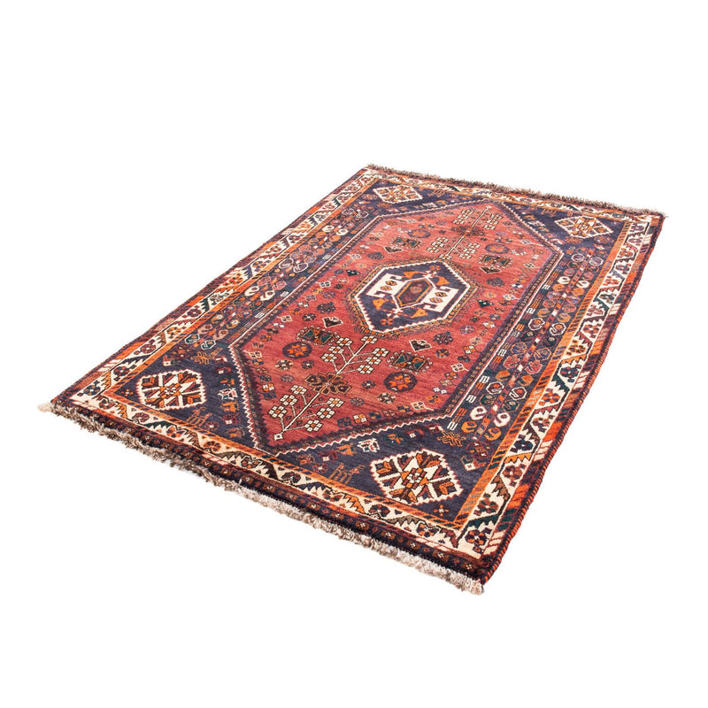 Persisk tæppe - Nomadisk - 152 x 107 cm - mørkerød
