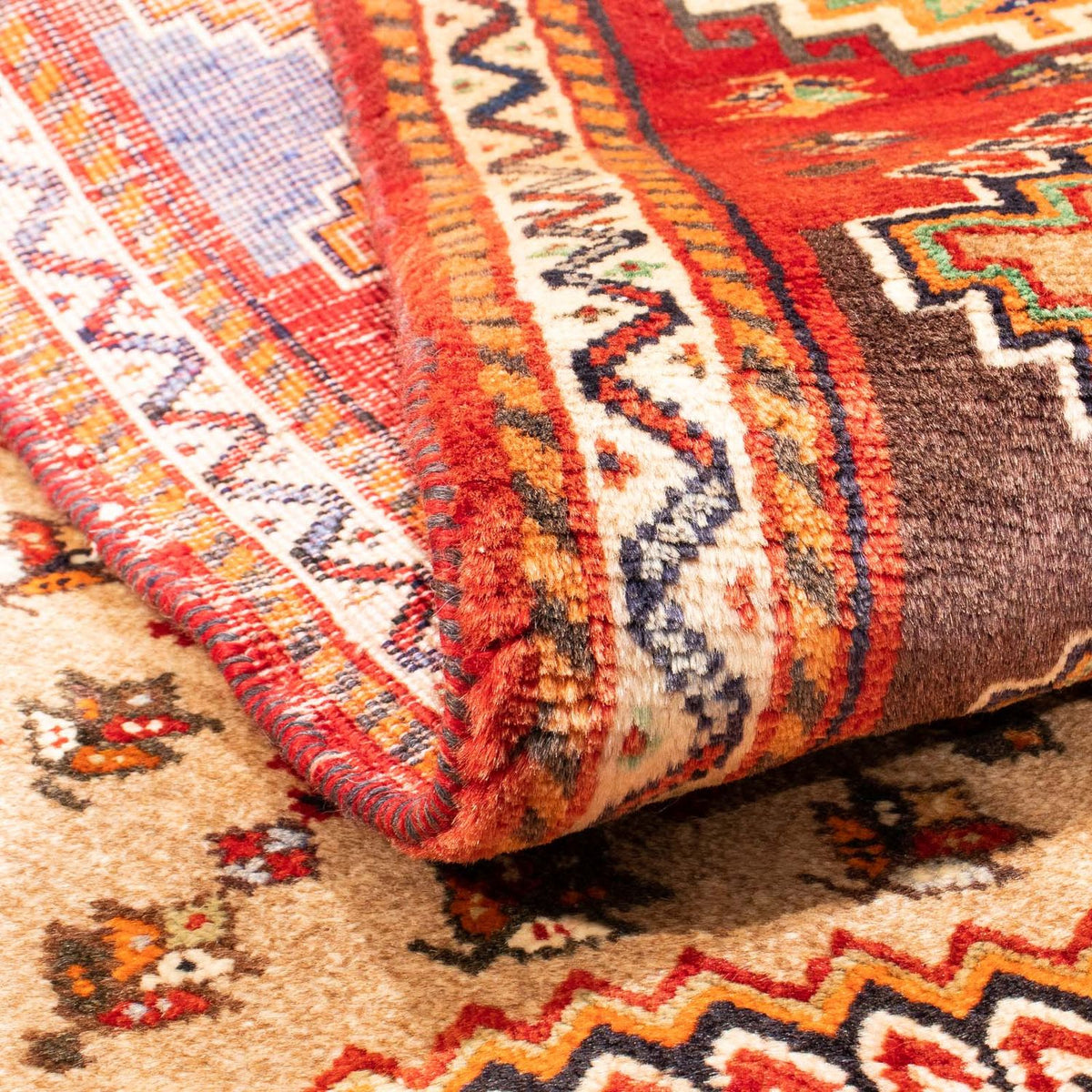 Persisk tæppe - Nomadisk - 150 x 82 cm - beige