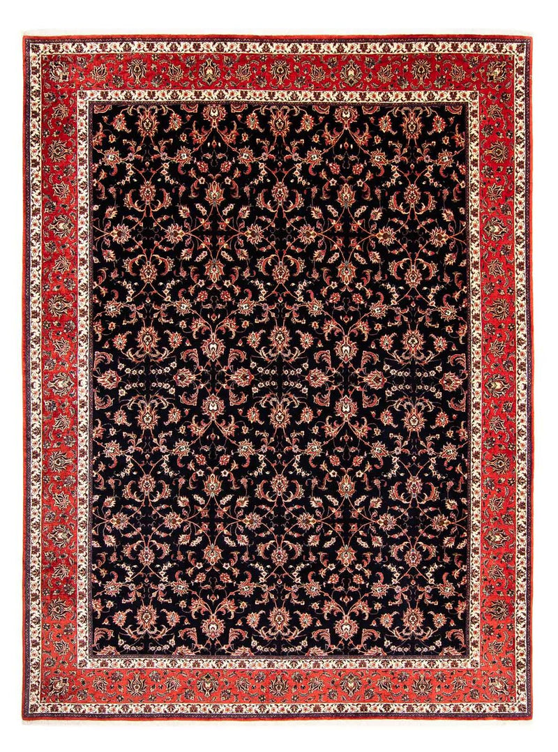 Persisk tæppe - Bijar - 400 x 301 cm - mørkeblå