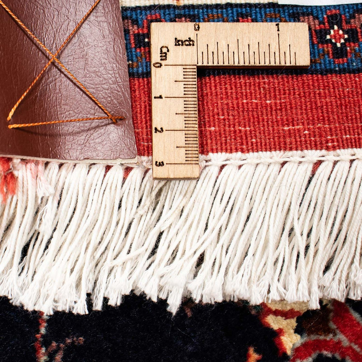 Persisk tæppe - Bijar - 400 x 301 cm - mørkeblå