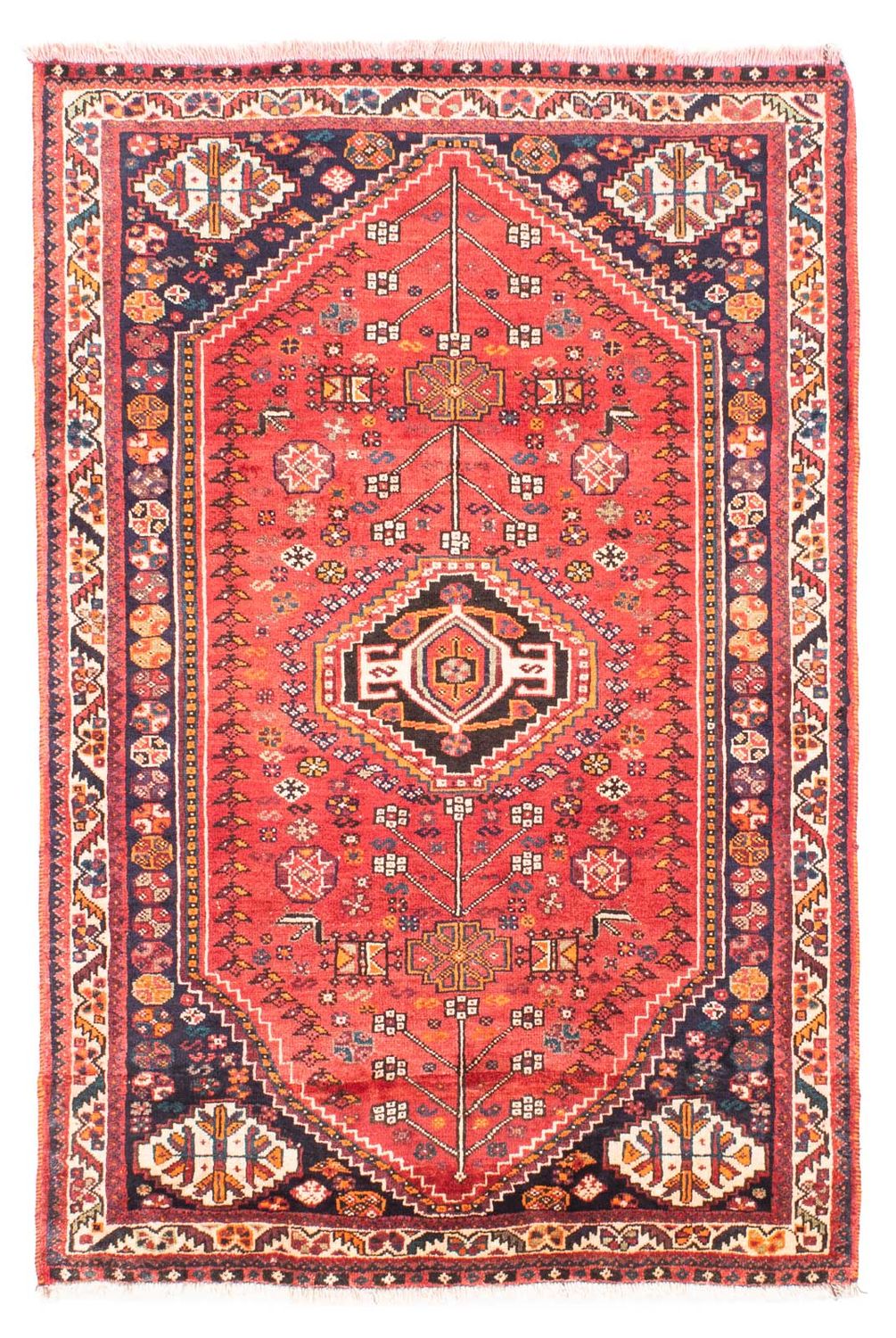 Persisk tæppe - Nomadisk - 166 x 107 cm - rød