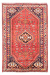 Qashqai Tæppe 107x166cm - Persisk tæppe - Rektangulær / Rød / 107 x 166 cm Rektangulær