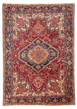 Persisk tæppe - Nomadisk - 328 x 232 cm - rød