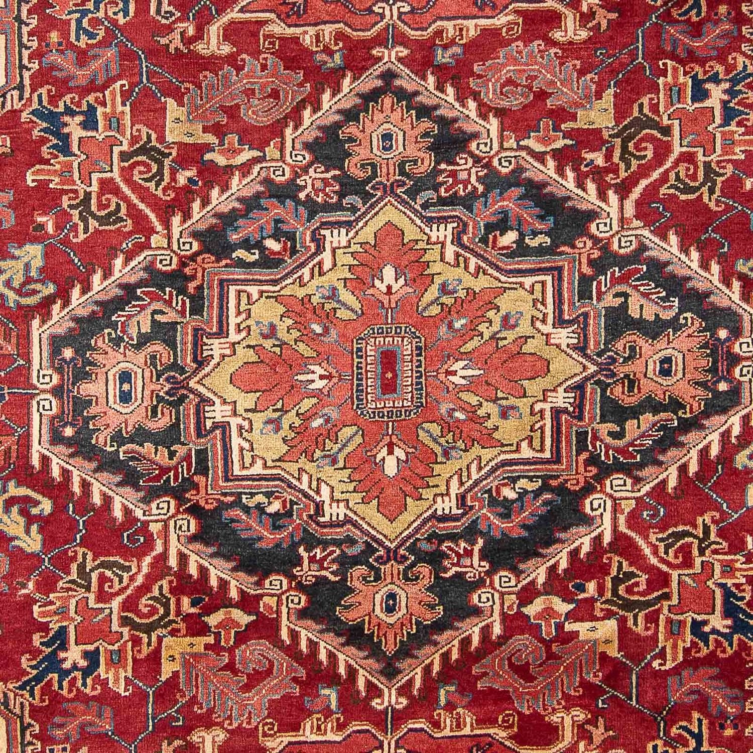 Persisk tæppe - Nomadisk - 328 x 232 cm - rød