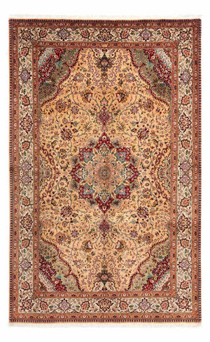 Persisk tæppe - Tabriz - Royal - 297 x 195 cm - lys brun