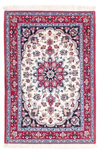 Persisk tæppe - Isfahan - Premium - 118 x 82 cm - beige