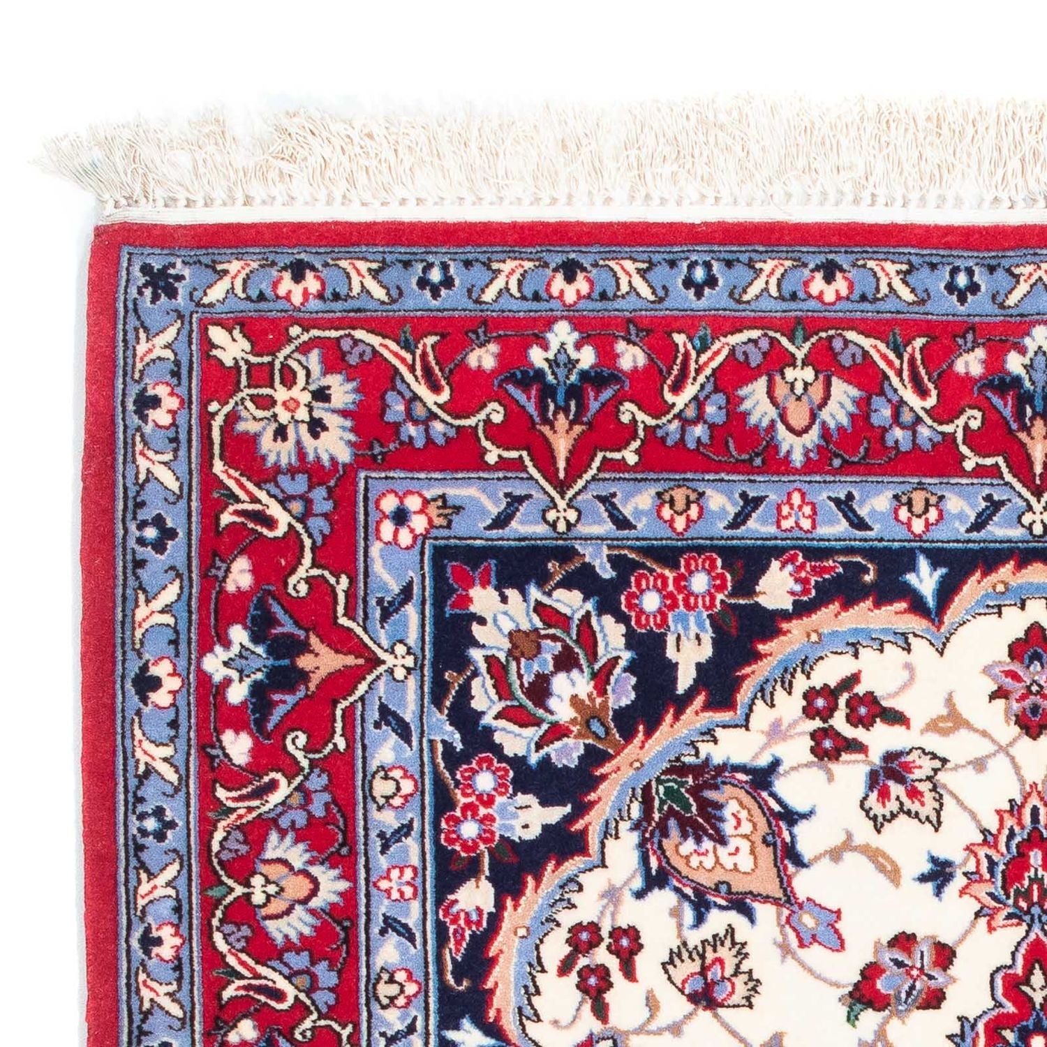 Persisk tæppe - Isfahan - Premium - 118 x 82 cm - beige