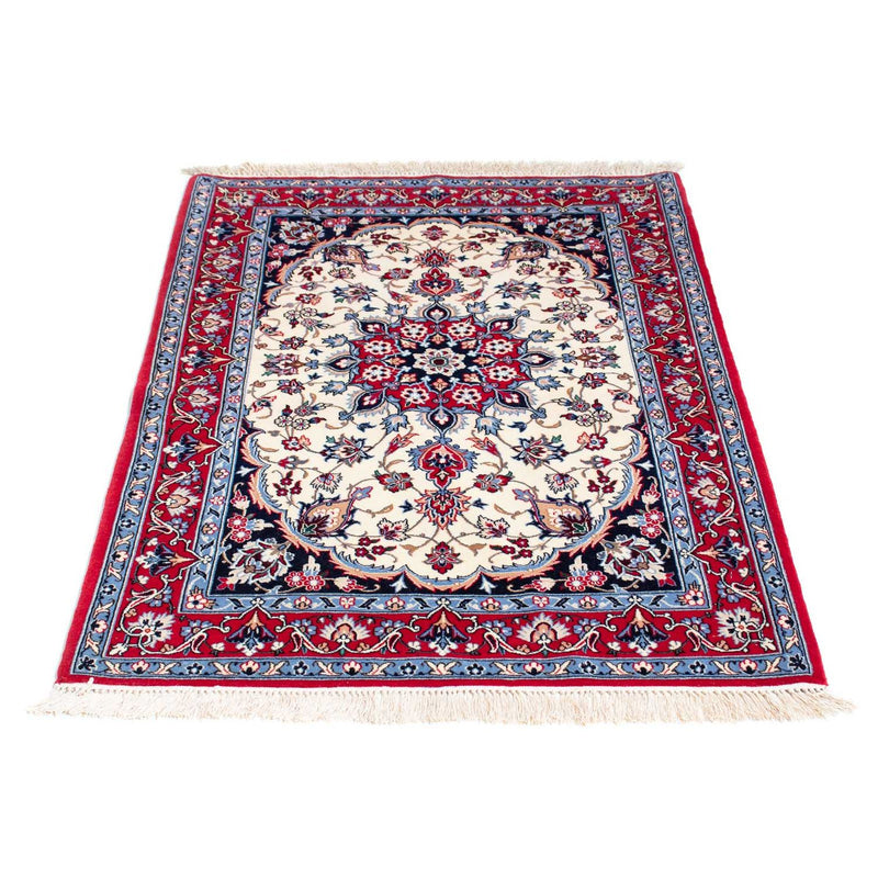 Persisk tæppe - Isfahan - Premium - 118 x 82 cm - beige
