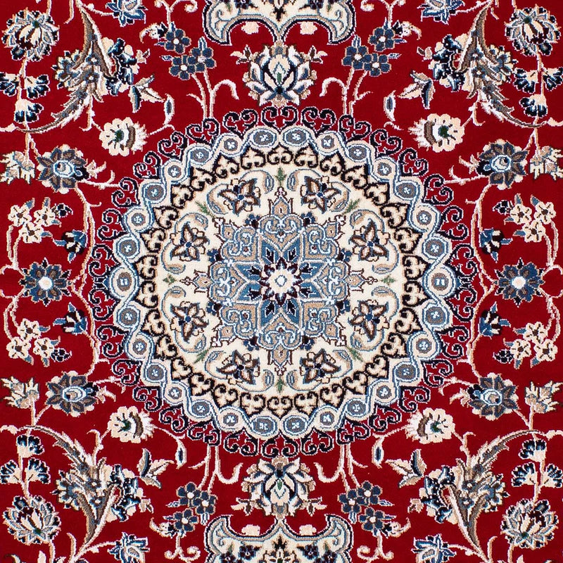 Persisk tæppe - Nain - Royal - 240 x 165 cm - mørkerød